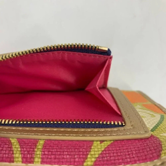 Spartina 449 Women's Floral Pink Carson Cottage Yacht Club Wallet - Picture 7 of 10